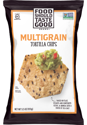 Tortilla Chips Multi-Grain, 12/5.5oz Food Should Taste Good