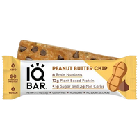 Protein Bar Peanut Butter Chip, 12/1.6oz IQ Bar