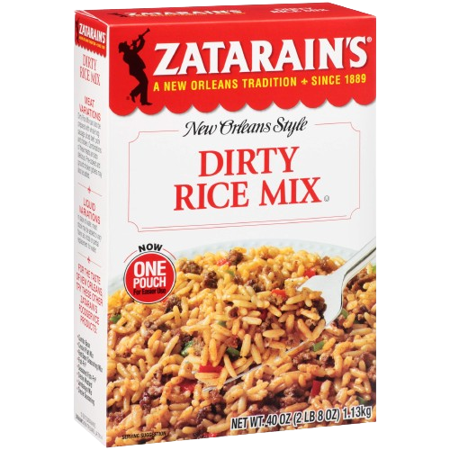 Dirty Rice Mix, 8/40oz Zatarians