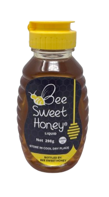 Honey Raw in Squeeze Bottle Jamaican-Made, 298g Bee Sweet