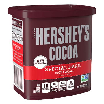Dark Cocoa Powder, 12/8oz Hershey's