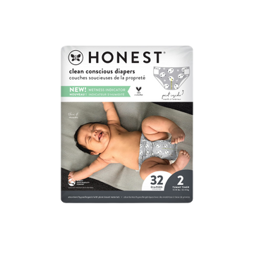 Diapers Size 2 Panda, 4/32ct The Honest Company