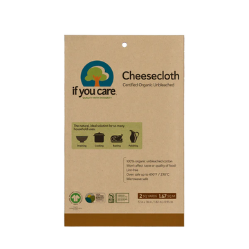 Cheesecloth Unbleached, 24/1ct If You Care