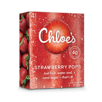 Popsicles Strawberry, 6/10oz Chloe's