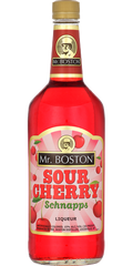 Mr Boston Sour Cherry Liqueur, 12/1L