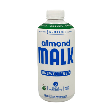 Almond Milk Unsweetened, 6/28oz Malk