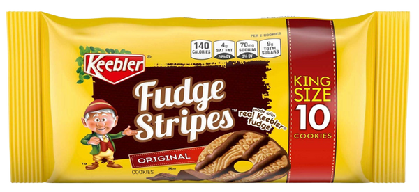 Fudge Stripes Cookies, 80/4.75oz Keebler