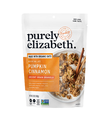 Ancient Grain Granola Pumpkin Cinnamon Cereal, 6/12oz Purely Elizabeth