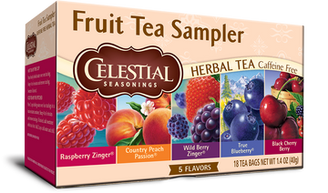 Fruit Tea Sampler, 6/20ct Celestial Seasonings