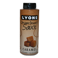 Caramel Sauce Premium, 12/12oz Lyons
