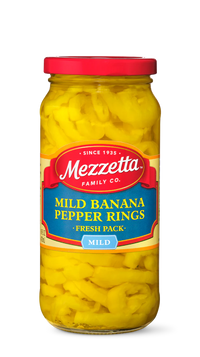 Banana Pepper Rings Mild, 6/16oz Mezzetta