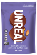 Dark Chocolate Almond Butter Cups, 6/3oz Unreal Candy