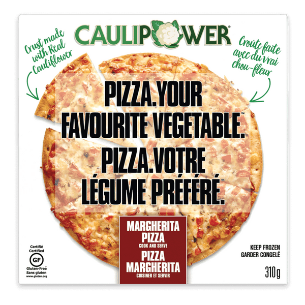 Margherita Pizza w/ Cauliflower Crust, 8/10.9oz Caulipower