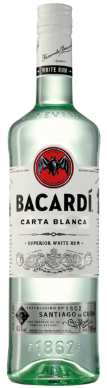 Bacardi Carta Blanca Rum, 12/750ml