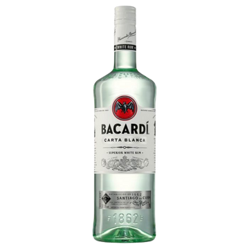 Bacardi Carta Blanca Rum, 12/1L