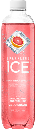 Sparkling Ice Pink Grapefruit, 12/502ml