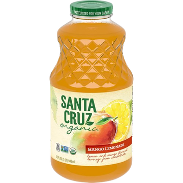 Lemonade Orange Juice Organic, 12/32oz Santa Cruz