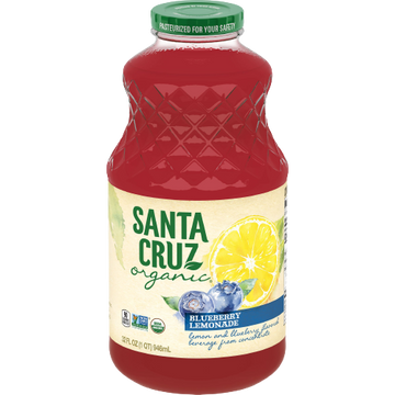 Blueberry Lemonade Organic, 6/32oz Santa Cruz