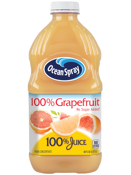 100% Grapefruit Juice, 8/60oz Ocean Spray