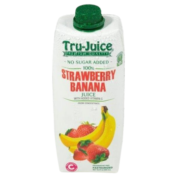 100% Strawberry Banana Juice, 12/500ml Tru-Juice