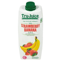 100% Strawberry Banana Juice, 12/500ml Tru-Juice