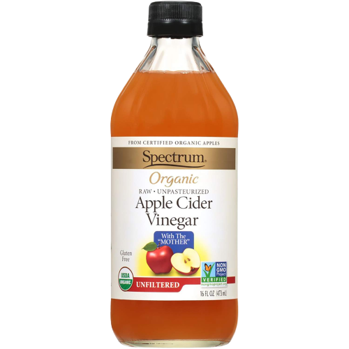 Apple Cider Vinegar Organic, 6/16oz Spectrum