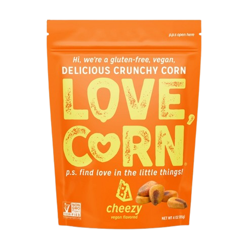 Corn Nuts Cheezy, 12/4oz Love Corn