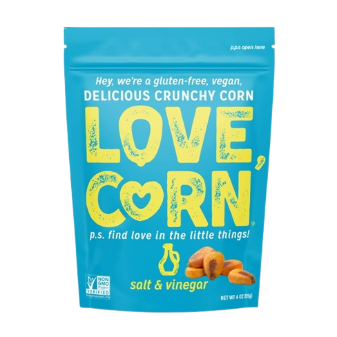 Corn Nuts Salt & Vinegar, 6/4oz Love Corn