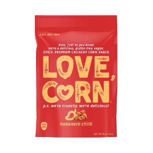 Corn Nuts Habanero, 10/1.6oz Love Corn