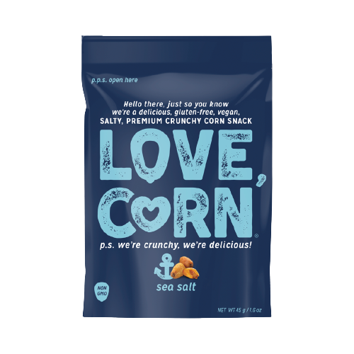 Corn Nuts Sea Salt, 10/1.6oz Love Corn