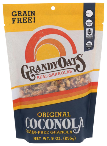 Coconola Original Granola, 6/9oz Grandy Oats