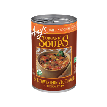 Southwestern Vegetable Soup Organic, 12/14.3oz Amy's