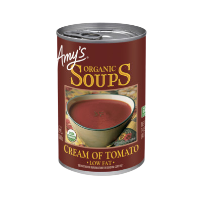 Cream of Tomato Soup Organic, 12/14.5oz Amy's