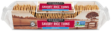 Savory Rice Thins, 12/3.2oz Sesmark