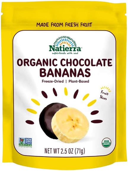 Order Organic Freeze-Dried Banana Strawberry Natierra