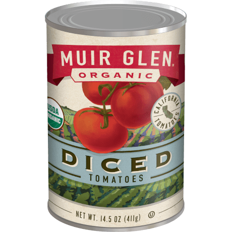 Tomatoes Diced Organic, 12/14.5oz Muir Glen