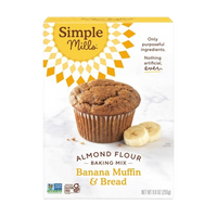 Almond Flour Banana Muffin & Bread Mix, 6/9oz Simple Mills