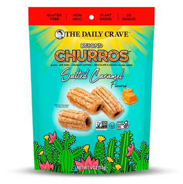 Churros Salted Caramel, 6/4oz The Daily Crave