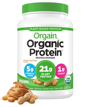 Protein Powder Peanut Butter, 16.3oz Vegan Orgain