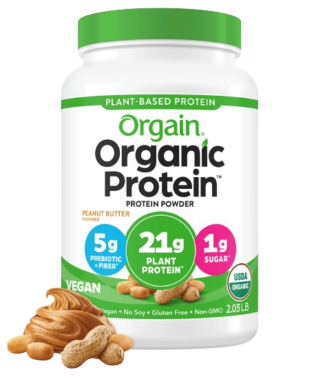 Protein Powder Peanut Butter, 16.3oz Vegan Orgain