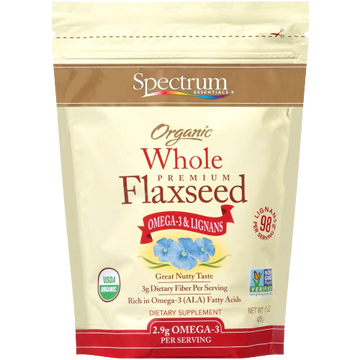 Flax Seeds Whole, 3/15oz Spectrum