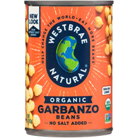 Beans Garbanzo Organic, 12/15oz Westbrae Natural