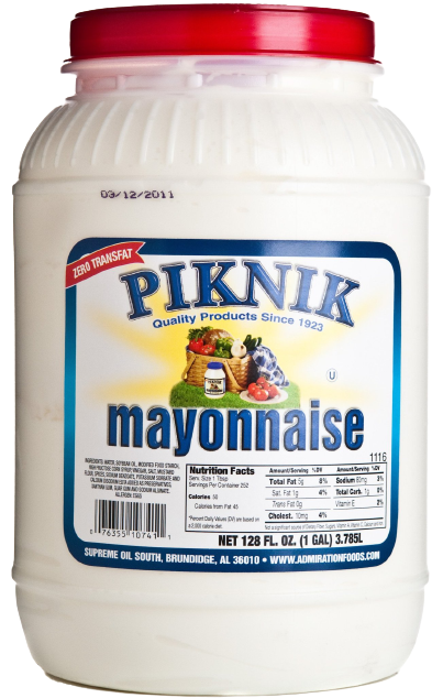 Mayonnaise, 4/1Gal Piknik