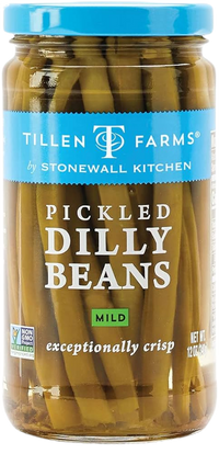 Beans Pickled Mild Dilly, 6/12oz Tillen Farms