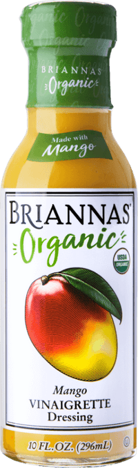 Mango Vinaigrette Organic, 6/10oz Briannas Fine Salad Dressings