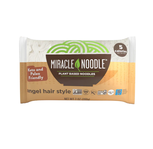 Angel Hair Pasta Mushroom Based Organic, 6/7oz Miracle Noodles