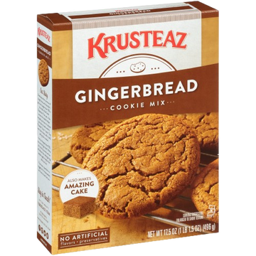 Gingerbread Cookie Mix, 12/17.5oz Krusteaz