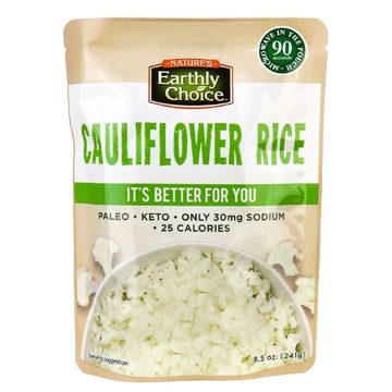 Cauliflower Rice, 6/8.5oz Nature's Earthly Choice