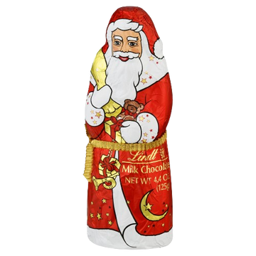 Milk Chocolate Santa, 18/4.4oz Lindt