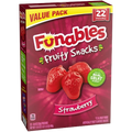 Fruit Snacks Strawberry, 5/17.6oz Funables